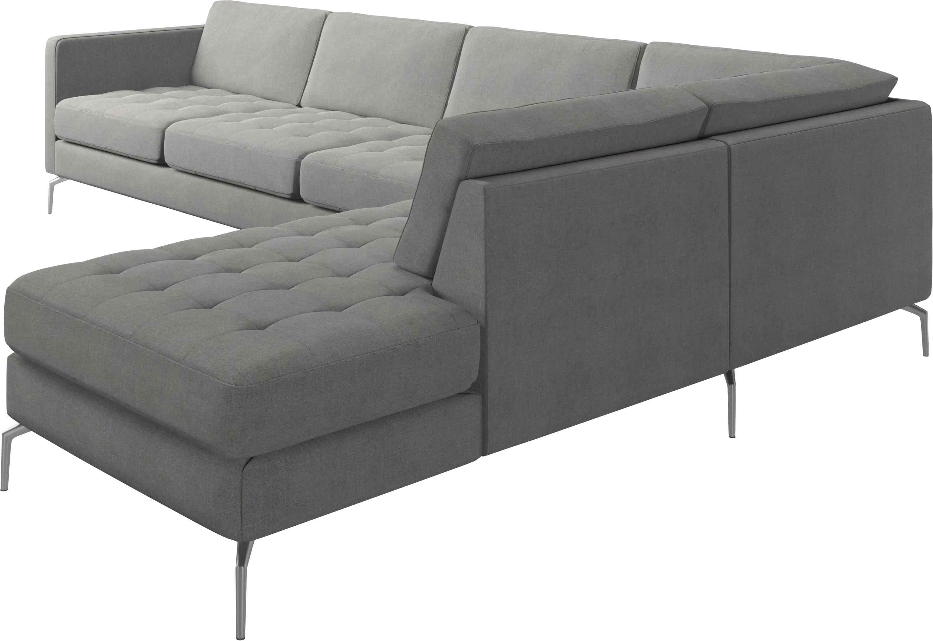 L字型ソファ | デザインを見る - ライトグレー | ボーコンセプト